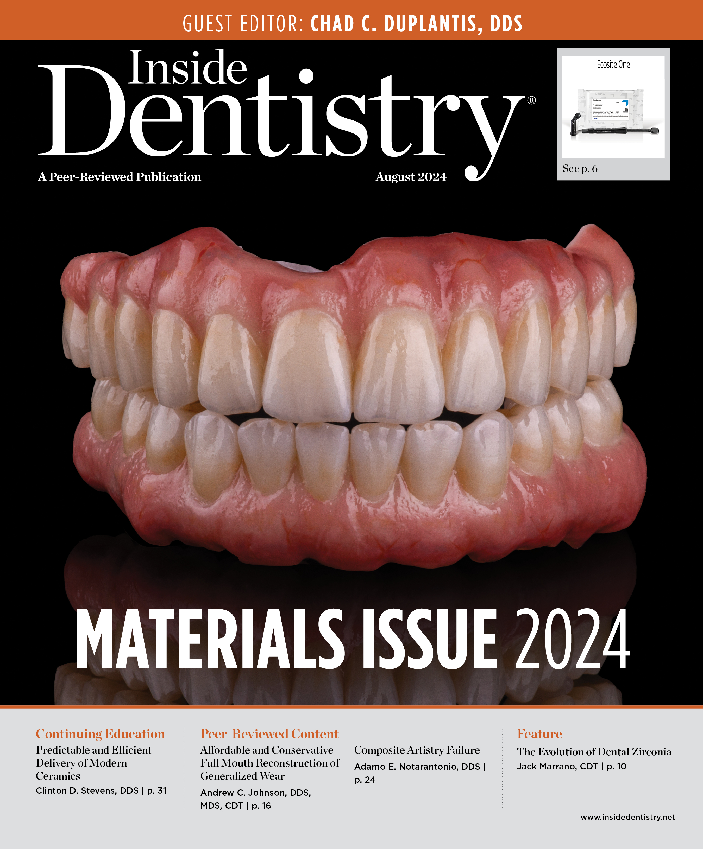 Inside Dentistry August 2024 Cover