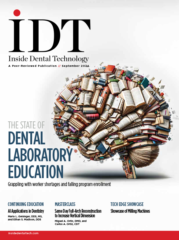 Inside Dental Technology September 2024 Cover