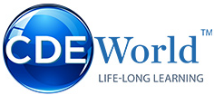 CDE World Continuing Dental Education Logo