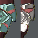 Fig 6. “Before” (left) and “after”
(right) envelope of function views using SureSmile® software.